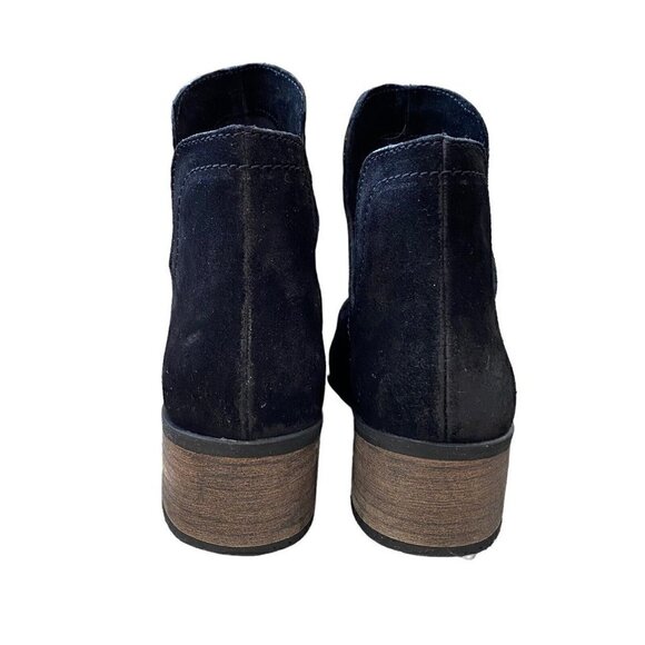 COCONUTS By Matisse Pronto Black Leather V-Cut Ankle Boots Booties Size 7.5 - Picture 5 of 9